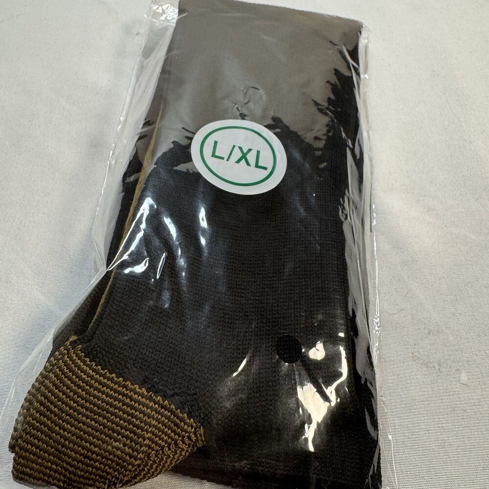 Unisex Black Compression Socks L/XL Circulation Support New in Package
